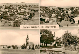 73900260 Pretzschendorf Panorama Kirche Teilansichten Pretzschendorf - Klingenberg (Sachsen)