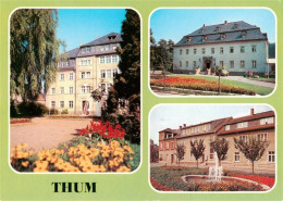 73900230 Thum Erzgebirge Maxim Gorki Oberschule Rathaus Rathausplatz Thum Erzgeb - Other & Unclassified