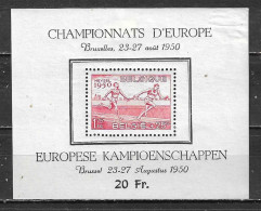BL29*  Championnat D'Europe D'athlétisme - Bonne Valeur - MH* - LOOK!!!! - 1924-1960