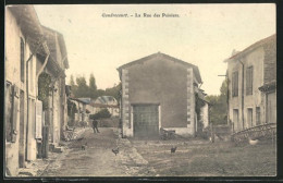 CPA Gondrecourt, La Rue Des Poiriers  - Autres & Non Classés