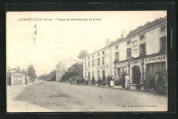 CPA Lérouville, Place Et Avenue De La Gare  - Other & Unclassified