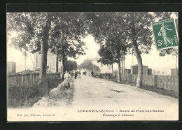 CPA Lérouville, Route De Pont-sur-Meuse, Passage à Niveau  - Sonstige & Ohne Zuordnung