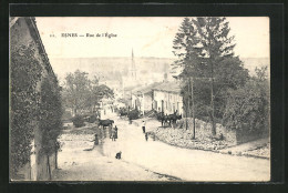 CPA Esnes, Rue De L'Eglise  - Autres & Non Classés