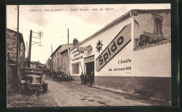 CPA Lezoux, Grand Garage, Route De Billom  - Lezoux