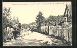 CPA Royat, Route De La Vallée De Fontanas  - Royat