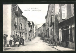 CPA Lezoux, Rue Notre-Dame, Vue De La Rue  - Lezoux
