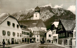 73900107 Groebming Steiermark AT Ortsmotiv Mit Kirche Blick Gegen Kammspitze  - Altri & Non Classificati