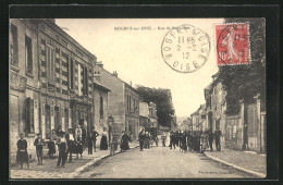 CPA Nogent-sur-Oise, Rue De Bonvillers, Einwohner In Der Strasse  - Nogent Sur Oise