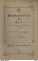 JU / RARE PROGRAM Theater THEATRE PROGRAMME Gala LAKME Leo Delibes PAS DE CALAIS WW1 1920 - Programme