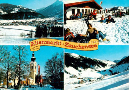 73862044 Altenmarkt Zauchensee AT Panorama Sonnenterrasse Kirche  - Other & Unclassified