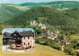 73828635 Lauenstein Oberfranken Gasthaus Pension Goldner Loewe Panorama Lauenste - Andere & Zonder Classificatie