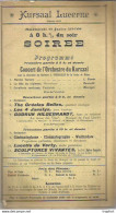 M12 Cpa / Superbe PROGRAMME KURSAAL LUCERNE Suisse 1908 Programme Musique Cirque Music Hall - Programma's