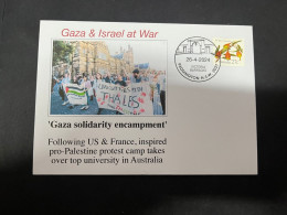 28-4-2024 (3 Z 17) GAZA - Solidary Encampment At Australian University Campus - Militares