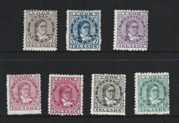 Cook Islands 1893 - 1900 Queen Makea Set Of 6 With Both 2&1/2d Shades Mint / Unused - Cookeilanden