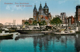 73794004 Amsterdam  NL Prins Handrikkade Met St. Nicolaaskerk  - Sonstige & Ohne Zuordnung