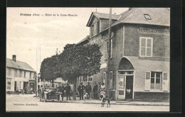 CPA Froissy, Hôtel De La Croix-Blanche  - Froissy