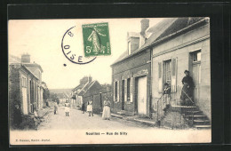 CPA Noailles, Rue De Silly, Vue De La Rue Im Ort  - Noailles