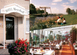 73784954 Holterfehn Hotel Meyerhoff Restaurant Kanal Zugbruecke Holterfehn - Altri & Non Classificati