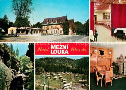 73784888 Hrensko Herrnskretschen Boehmen CZ Hotel Mezni Louka Jidelna Partie Z T - Czech Republic