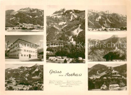 73784676 Aschau Chiemgau Burg Hohenaschau - Hotel Post - Gesamtansichten Aschau  - Autres & Non Classés