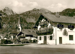 73784654 Bayrischzell Teilansicht M. Rathaus U. Wendelstein Bayrischzell - Autres & Non Classés