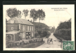 CPA Chaumont-en-Vexin, Avenue De La Gare  - Chaumont En Vexin