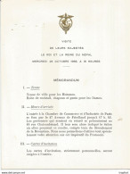 F1 Cpa / Carton INVITATION Visite Majestés ROI Et REINE DU NEPAL 26 Octobre 1966 Mémorandum - Mitgliedskarten
