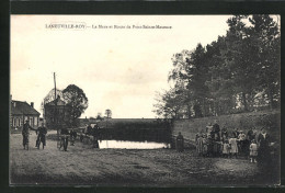 CPA Laneuville-Roy, La Mare Et Route De Pont-Sainte-Maxence  - Pont Sainte Maxence