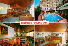 73784548 Barcelona Cataluna Hotel Carlos Canet De Mar Bar Gastraeume Pool Barcel - Andere & Zonder Classificatie