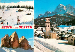 73784522 Sexten Sesto Suedtirol Lift Felsen Kirche Sexten Sesto Suedtirol - Otros & Sin Clasificación