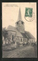 CPA Mareuil-la-Motte, L`Eglise,  Vue De L'Église  - Otros & Sin Clasificación