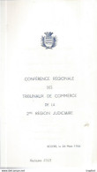 F1 Cpa / Superbe MENU Tribunal De Commerce BEZIERS Le 26 Mars 1966 Champagne TAITTINGER Casino De VALRAS - Menus