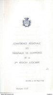 F1 Cpa / Superbe MENU Tribunal De Commerce BEZIERS Le 26 Mars 1966 Champagne TAITTINGER Casino De VALRAS - Menu