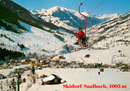 73784124 Saalbach-Hinterglemm Kohlmais Sessellift Skiparadies Alpen Saalbach-Hin - Sonstige & Ohne Zuordnung