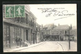 CPA Marolles-les-Braults, Quartier De L`Eglise  - Marolles-les-Braults