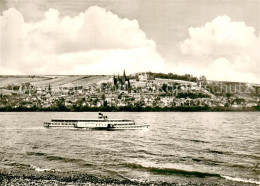 73783985 Oppenheim Hotel Kurpfalz Rheinhotel Nierstein Fahrgastschiff Oppenheim - Sonstige & Ohne Zuordnung