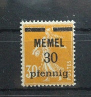 Memel 21 Mit Falz #UM287 - Memelland 1923