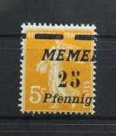 Memel 58 Postfrisch #UM336 - Memelland 1923