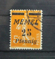 Memel 58 Gestempelt #UM499 - Memelland 1923