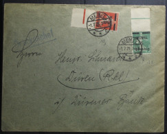 Memel 18 Und 19 Mit Oberrand Auf Brief Als Mischfrankatur #BA985 - Memelland 1923