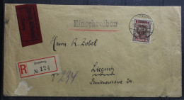 Memel 139 Auf Brief Als Einzelfrankatur Als E-Brief Nach Liegnitz #BB191 - Memelgebiet 1923