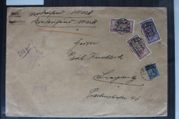 Memel Auf Brief Als Mischfrankatur #BB356 - Memel (Klaipeda) 1923