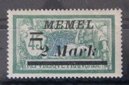 Memel 88IV Postfrisch Geprüft Erdwien BPP, Plattenfehler #VZ172 - Klaipeda 1923