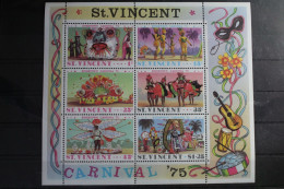 St. Vincent Block 4 Mit 377-382 Postfrisch #WD536 - St.-Vincent En De Grenadines