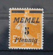 Memel 52 Postfrisch #VZ105 - Memel (Klaïpeda) 1923