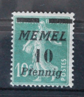 Memel 54 Postfrisch #VZ114 - Memel (Klaïpeda) 1923
