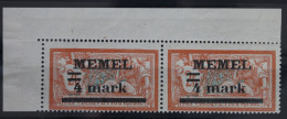 Memel 31Ix PF Ia Sowie 31Ix Im Paar Postfrisch Signiert Köhler #FC798 - Memelland 1923