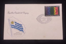 D)1976, URUGUAY, FIRST DAY COVER, ISSUE, PREVENTION OF BLINDNESS, FDC - Uruguay