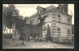 CPA Vibraye, Hôtel De La Gare  - Vibraye