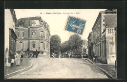CPA Saint-Calais, Avenue De La Gare  - Saint Calais